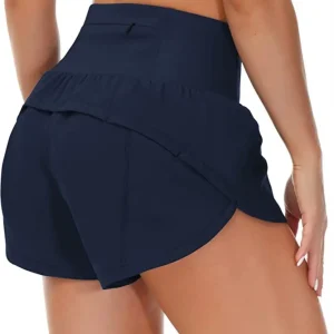 Women's High Waisted Running, Quick Dry Workout Shorts